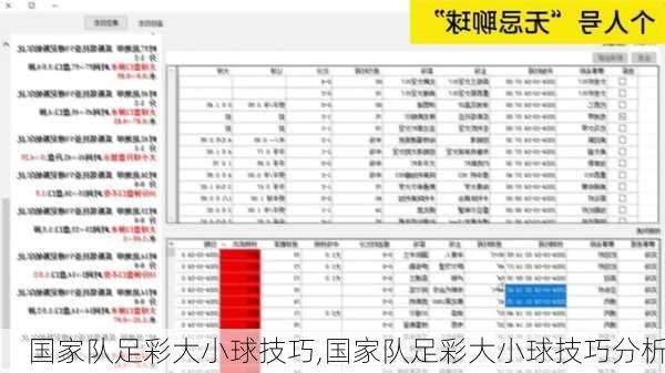 国家队足彩大小球技巧,国家队足彩大小球技巧分析