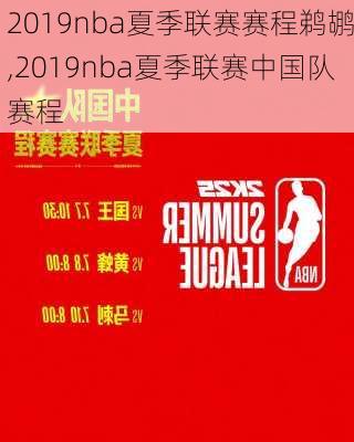 2019nba夏季联赛赛程鹈鹕,2019nba夏季联赛中国队赛程