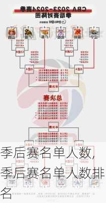 季后赛名单人数,季后赛名单人数排名