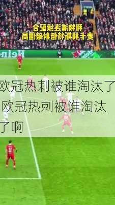 欧冠热刺被谁淘汰了,欧冠热刺被谁淘汰了啊