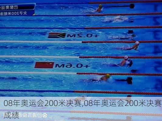 08年奥运会200米决赛,08年奥运会200米决赛成绩