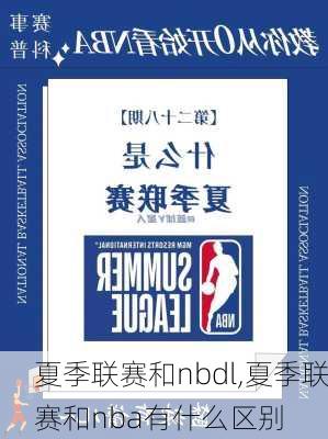 夏季联赛和nbdl,夏季联赛和nba有什么区别