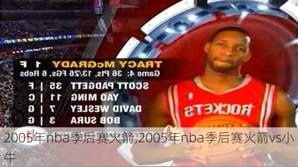 2005年nba季后赛火箭,2005年nba季后赛火箭vs小牛