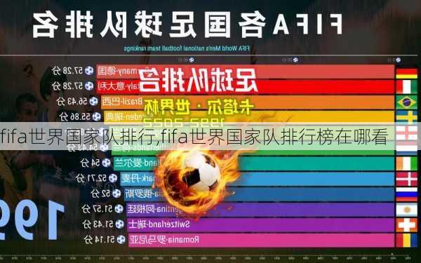 fifa世界国家队排行,fifa世界国家队排行榜在哪看