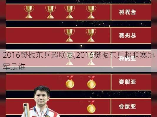 2016樊振东乒超联赛,2016樊振东乒超联赛冠军是谁