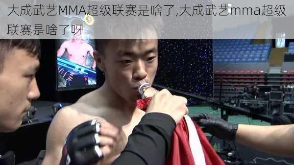 大成武艺MMA超级联赛是啥了,大成武艺mma超级联赛是啥了呀