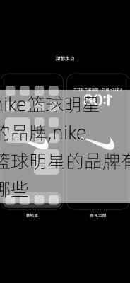 nike篮球明星的品牌,nike篮球明星的品牌有哪些